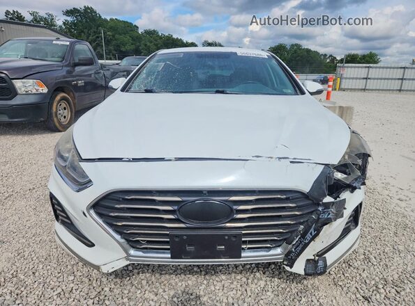 5NPE34AF7JH629265 2018 HYUNDAI SONATA White Rear view
