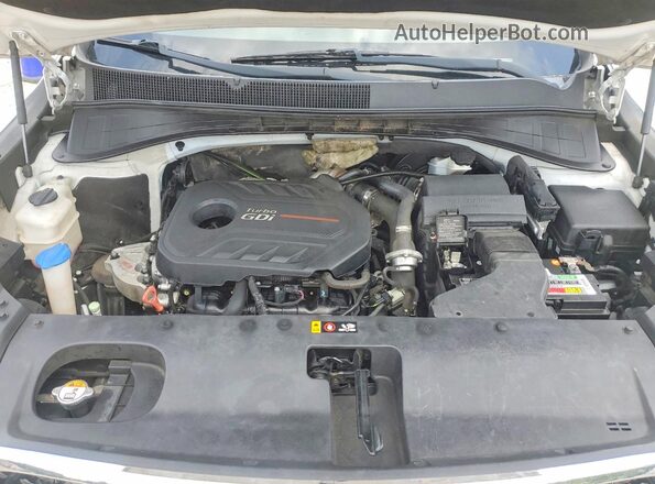 5XYPH4A15HG240446 2017 KIA SORENTO White VIN კოდის სტიკერის ხედი