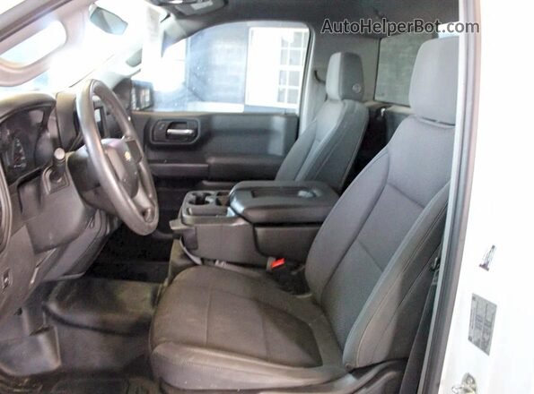 3GCNWAEF6MG297414 2021 CHEVROLET SILVERADO White Widok tylnych siedzeń