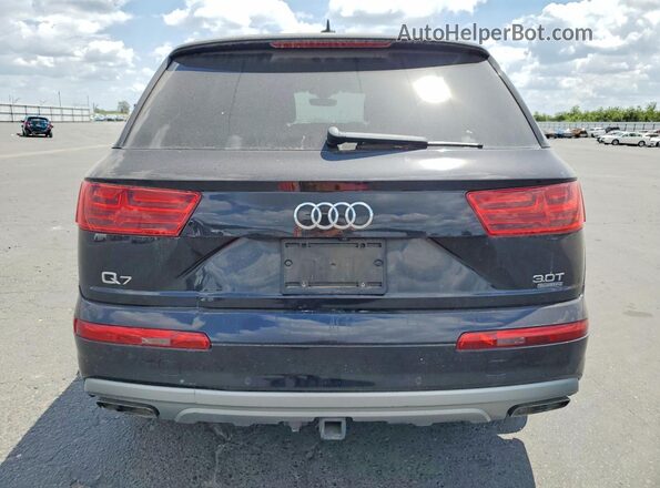 WA1LAAF75HD013409 2017 AUDI Q7 Черный Вид салона спереди