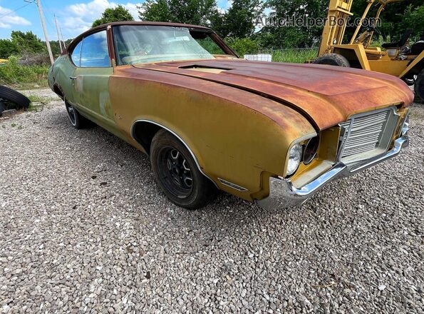 336871R159066 1971 OLDSMOBILE CUTLASS Зеленый Задняя левая четверть