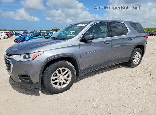 1GNERFKW6KJ188298 2019 CHEVROLET TRAVERSE Gray 