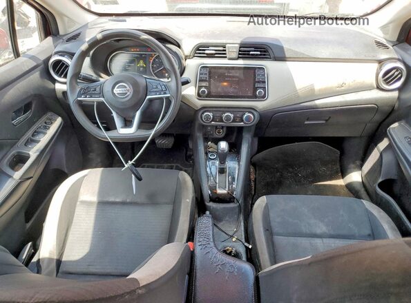 3N1CN8EV3LL844593 2020 NISSAN VERSA Red Widok zestawu wskaźników