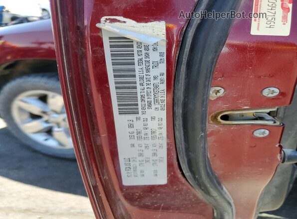 1C6RR7KM7KS724871 2019 RAM 1500 Burgundy Widok naklejki z numerem VIN