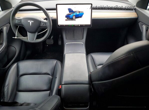 7SAYGDEEXNF429524 2022 TESLA MODEL Blue 