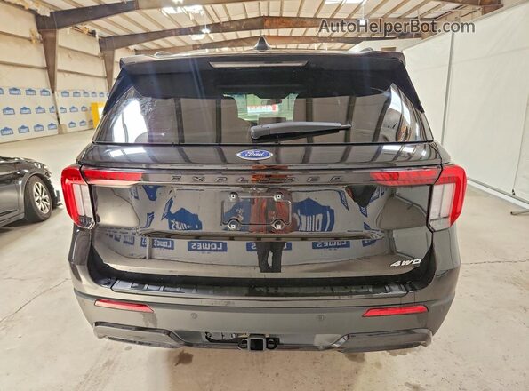 1FMUK8KHXSGB51978 2025 FORD EXPLORER Черный Вид салона спереди