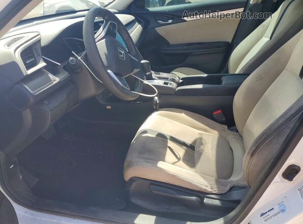 19XFC2F72GE047100 2016 HONDA CIVIC White Вид панелі приладів