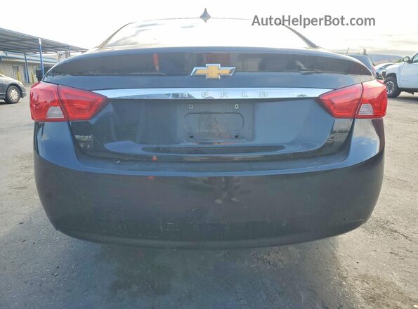 2G1105SA0H9151924 2017 CHEVROLET IMPALA Black Вид салону спереду