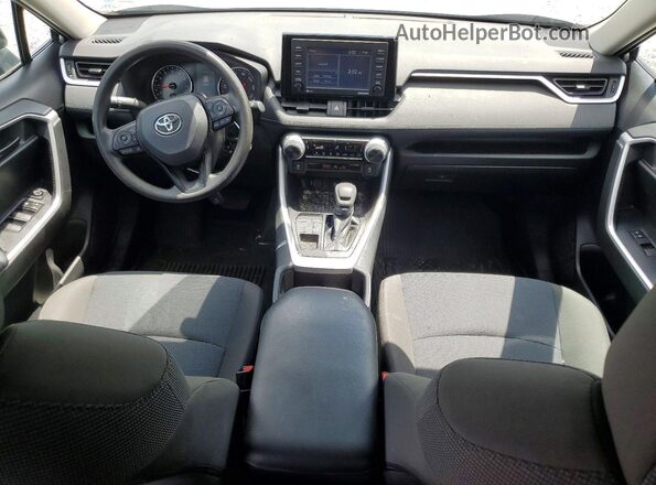 2T3F1RFV0NC281039 2022 TOYOTA RAV4 Silver Instrument cluster view