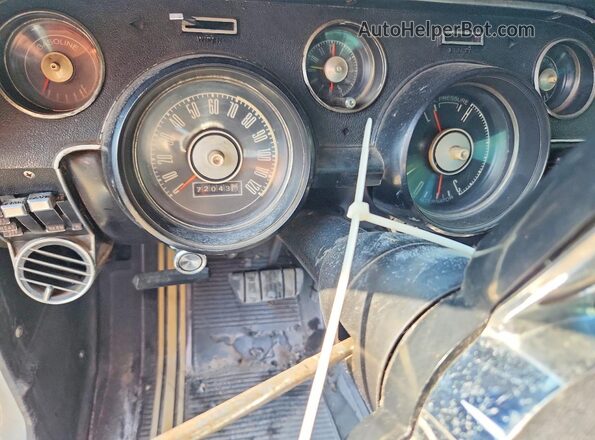 7F01C196465 1967 FORD UK White Vista del cuadro de instrumentos