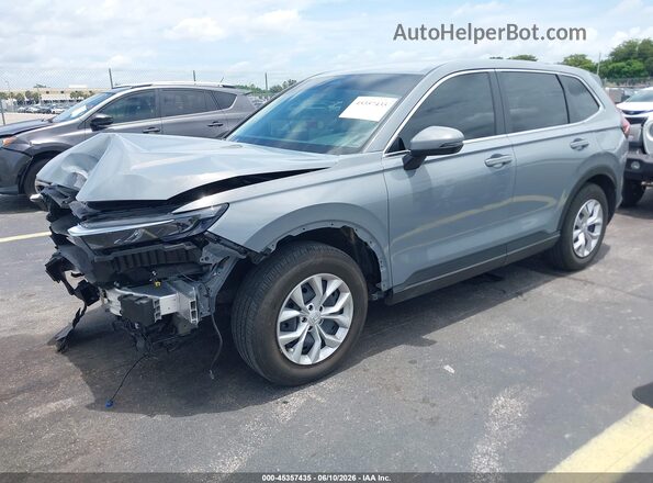 7FARS3H25SE004613 2025 HONDA CR-V Gray წინა მარცხენა ხედი სამი მეოთხედიდან