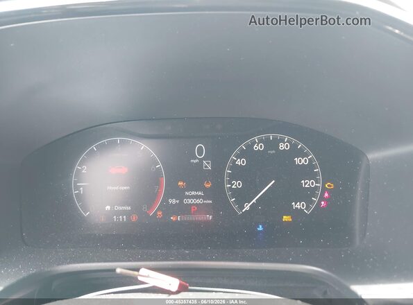7FARS3H25SE004613 2025 HONDA CR-V Gray უკანა სავარძლების ხედი