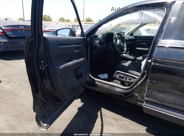 7FARS3H49PE007801 2023 HONDA CR-V Black წინა სალონის ხედი