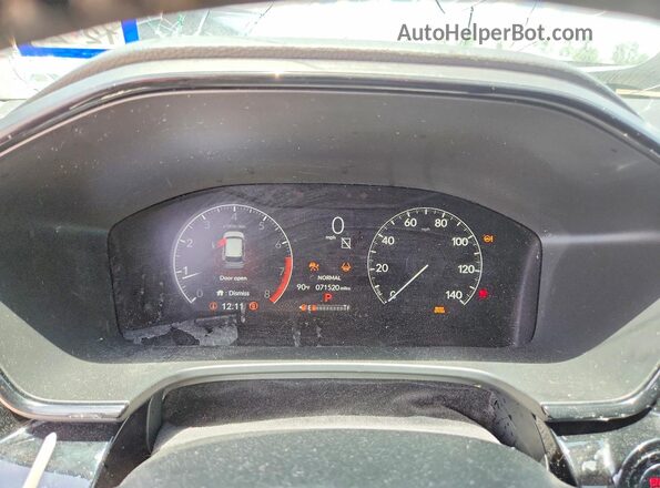7FARS3H78PE002888 2023 HONDA CR-V Black Widok zestawu wskaźników