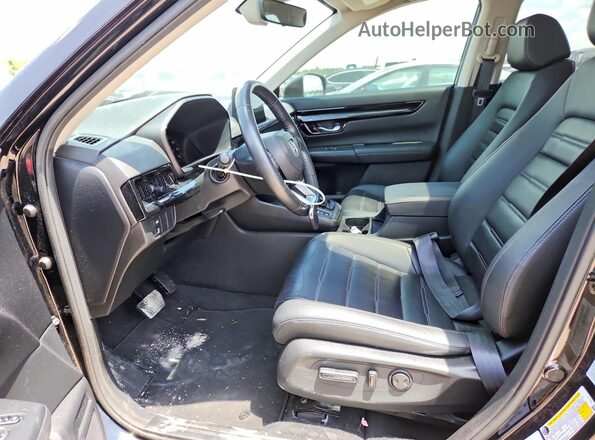 7FARS3H78PE002888 2023 HONDA CR-V Black Widok wnętrza z przodu