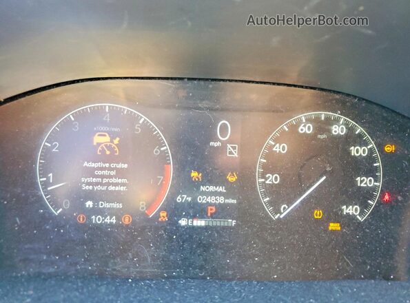 7FARS4H43SE001510 2025 HONDA CR-V Black Vista del cuadro de instrumentos