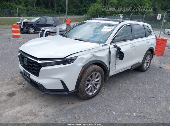 7FARS4H70PE002034 2023 HONDA CR-V White Առջևի ձախ երեք քառորդ տեսարան