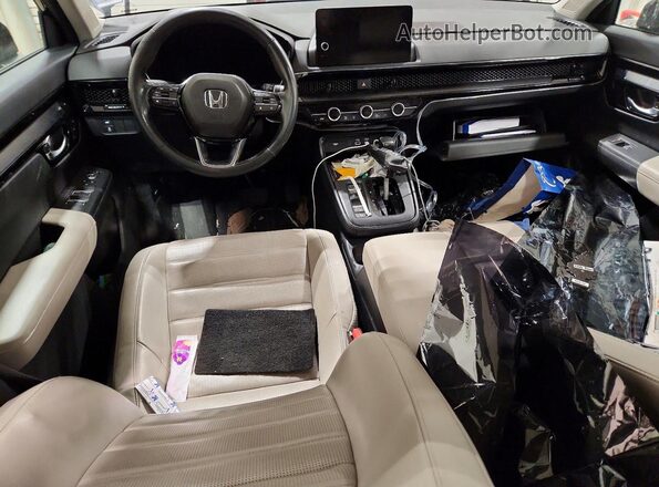 7FARS4H72PE007901 2023 HONDA CR-V Black Առջևի վահանակի տեսք