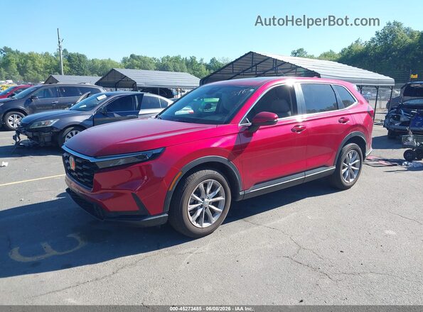 7FARS4H72SE003209 2025 HONDA CR-V Red წინა მარცხენა ხედი სამი მეოთხედიდან