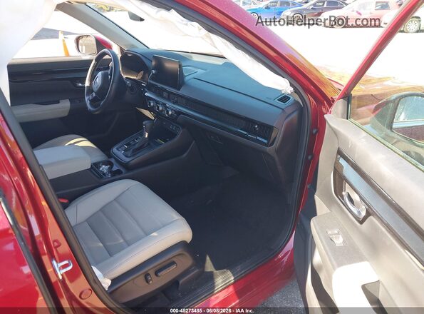 7FARS4H72SE003209 2025 HONDA CR-V Red წინა სალონის ხედი