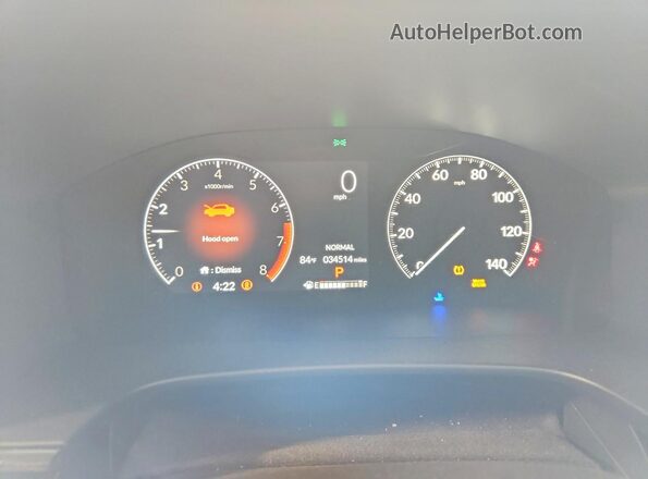 7FARS4H73PE006286 2023 HONDA CR-V Black Widok zestawu wskaźników