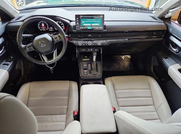 7FARS4H73PE006286 2023 HONDA CR-V Black Widok deski rozdzielczej