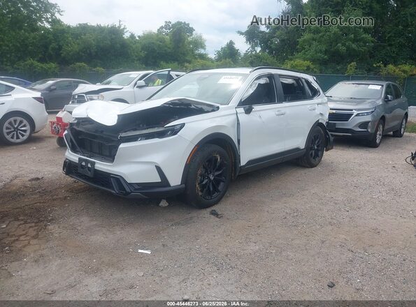 7FARS5H51PE008073 2023 HONDA CR-V White Առջևի ձախ երեք քառորդ տեսարան