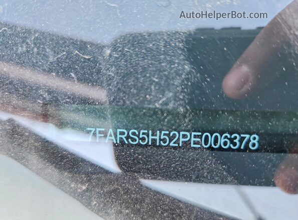 7FARS5H52PE006378 2023 HONDA CR-V Red VIN կոդի պիտակի տեսք
