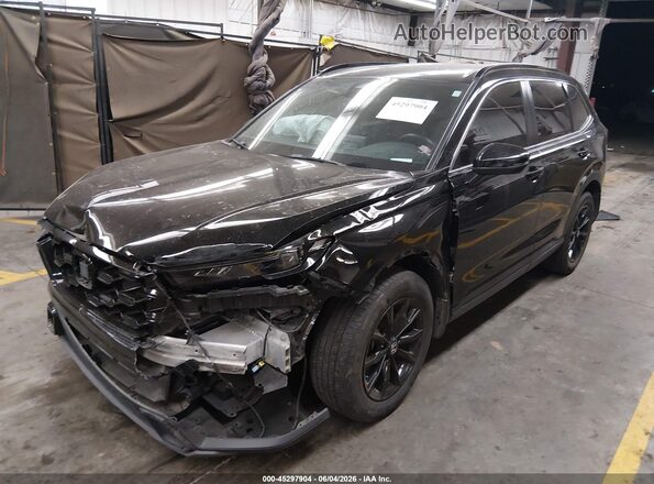 7FARS5H52PE009149 2023 HONDA CR-V Black Առջևի ձախ երեք քառորդ տեսարան