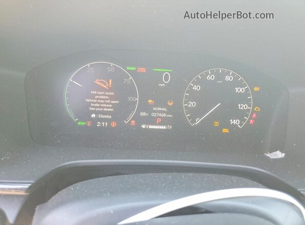 7FARS5H52RE008246 2024 HONDA CR-V White Вид щитка приладів