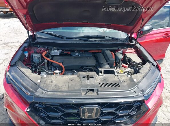 7FARS5H54RE026148 2024 HONDA CR-V Red Вид ззаду