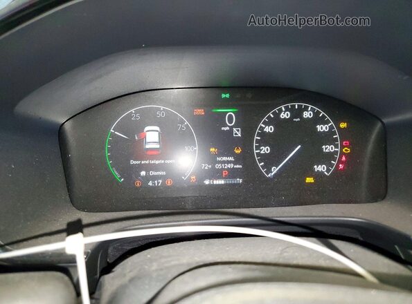 7FARS5H56PE008828 2023 HONDA CR-V Silver Вид щитка приладів