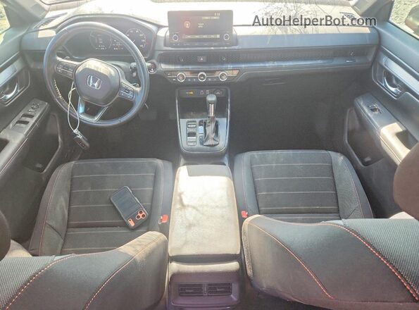 7FARS5H57PE004545 2023 HONDA CR-V Red Вид панелі приладів