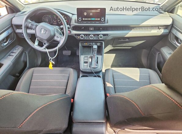 7FARS5H58RE006968 2024 HONDA CR-V Белый Вид панели приборов