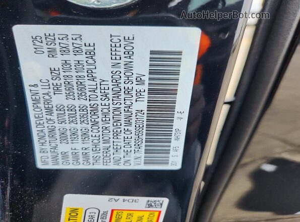 7FARS5H59SE031724 2025 HONDA CR-V Black 