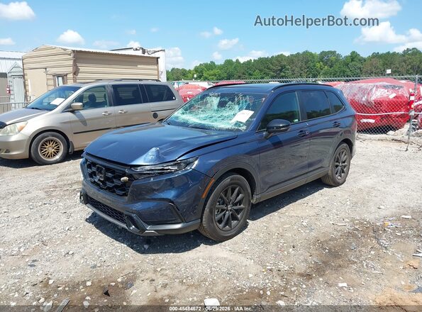 7FARS5H80TE006772 2026 HONDA CR-V Blue Առջևի ձախ երեք քառորդ տեսարան