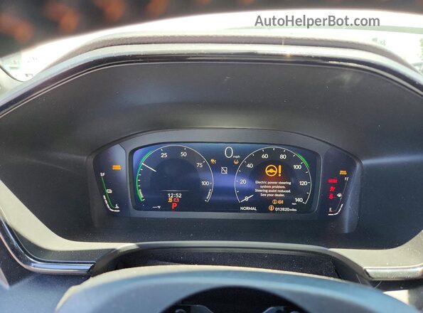 7FARS5H80TE008134 2026 HONDA CR-V White Вид щитка приладів