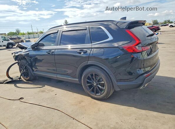 7FARS5H81RE028417 2024 HONDA CR-V Черный Задняя левая четверть