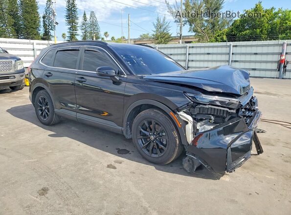 7FARS5H81RE028417 2024 HONDA CR-V Черный Передняя правая четверть