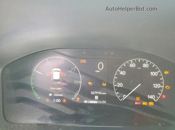 7FARS5H81RE028417 2024 HONDA CR-V Черный Вид щитка приборов
