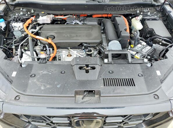 7FARS5H84SE038235 2025 HONDA CR-V Black Вид підкапотного простору
