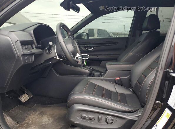 7FARS5H84SE038235 2025 HONDA CR-V Black Вид салону спереду