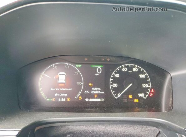 7FARS5H84SE038235 2025 HONDA CR-V Black Вид щитка приладів