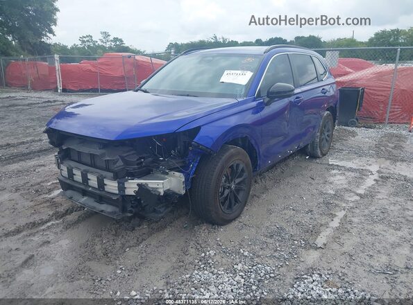 7FARS5H87SE009702 2025 HONDA CR-V Blue Front left