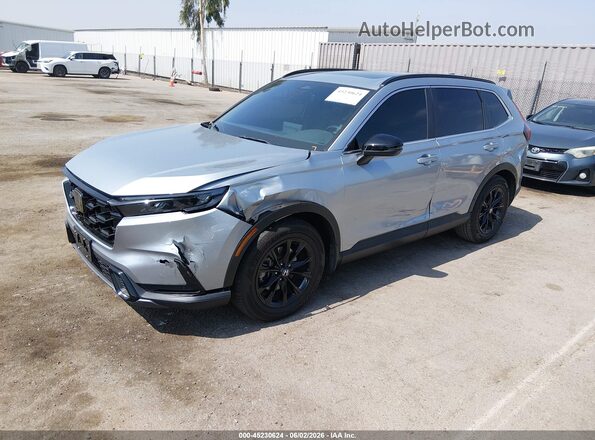7FARS5H88RE013543 2024 HONDA CR-V Gray წინა მარცხენა ხედი სამი მეოთხედიდან