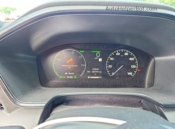 7FARS5H89SE005392 2025 HONDA CR-V Red Instrument cluster view