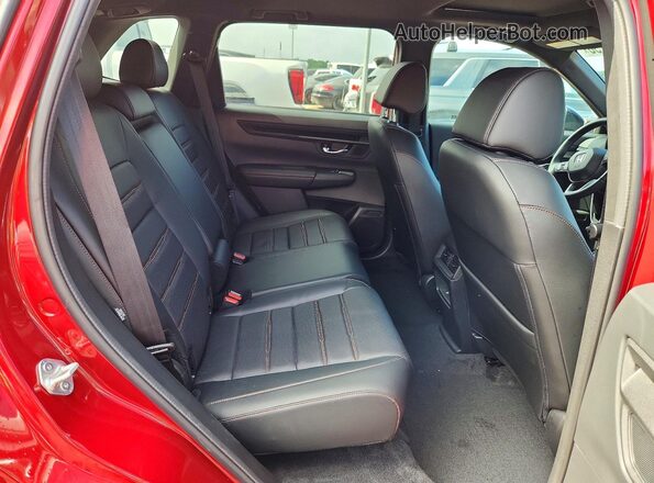7FARS5H89SE005392 2025 HONDA CR-V Red Rear seats view