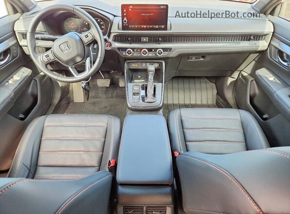 7FARS5H89SE005392 2025 HONDA CR-V Red Dashboard view