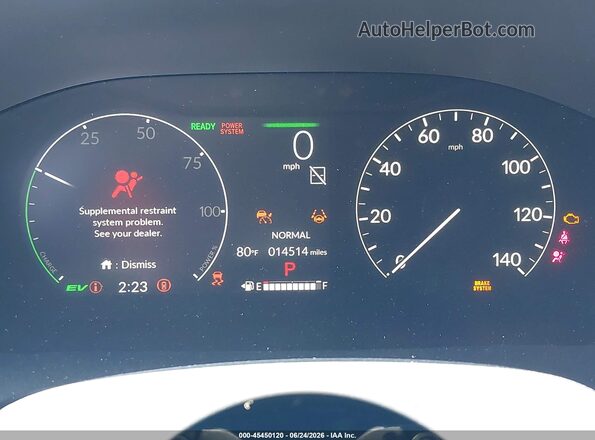 7FARS5H8XRE030568 2024 HONDA CR-V Silver უკანა სავარძლების ხედი
