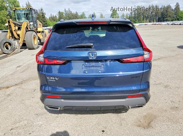 7FARS6H50PE035027 2023 HONDA CR-V Blue Вид ззаду